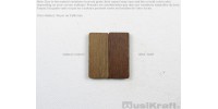 Claro walnut wood inserts (set)